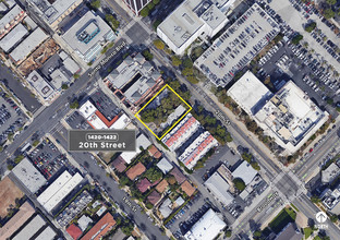 1420 20th St, Santa Monica, CA - AÉRIEN  Vue de la carte