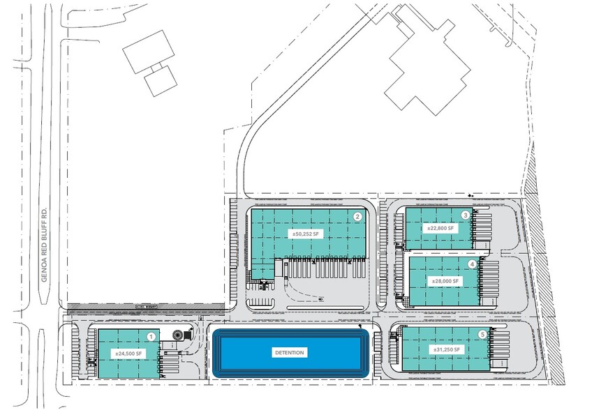 3105 Genoa Red Bluff Rd, Pasadena, TX à vendre - Plan de site - Image 2 de 3