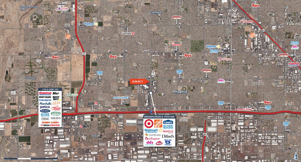 2820 N 75th Ave, Phoenix, AZ for lease - Aerial - Image 3 of 8