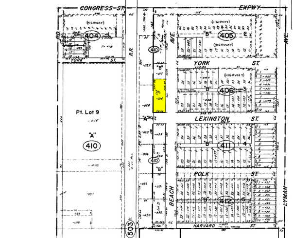 1820 Beach St, Broadview, IL à louer - Plan cadastral - Image 3 de 3