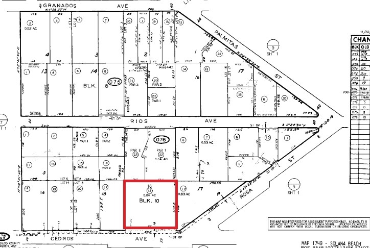 330 S Cedros Ave, Solana Beach, CA à louer - Plan cadastral - Image 2 de 84