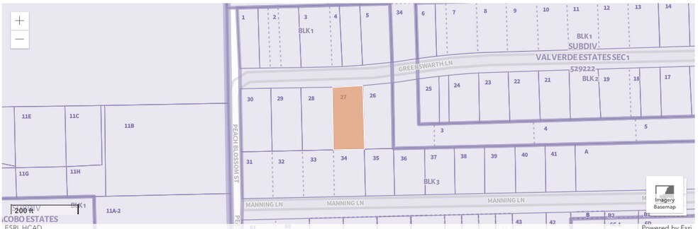 7518 Greenswarth Ln, Houston, TX à vendre - Plan cadastral - Image 2 de 3