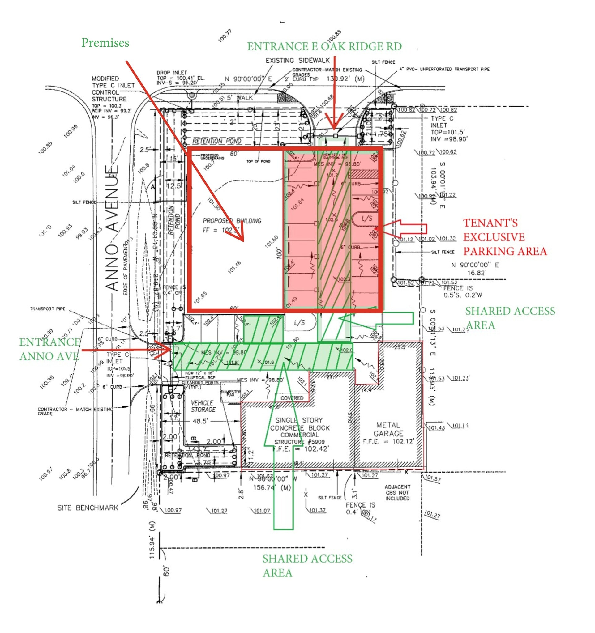 5909 E Anno Ave, Orlando, FL for lease Site Plan- Image 1 of 1