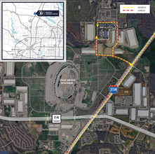 3655 McPherson Drive, Northlake, TX - aerial  map view