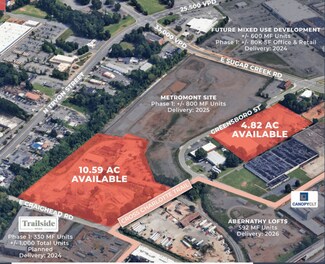 Plus de détails pour 3823 Raleigh St. & 3940 Greensboro St – Terrain à vendre, Charlotte, NC