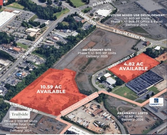 Plus de détails pour 3823 Raleigh St. & 3940 Greensboro St – Terrain à vendre, Charlotte, NC