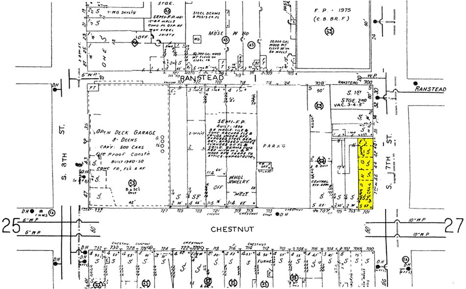 701 Chestnut St, Philadelphia, PA for sale - Plat Map - Image 3 of 9