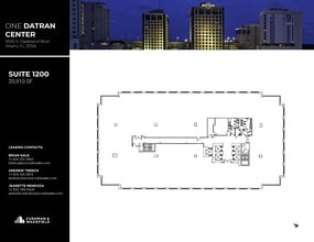 9130 S Dadeland Blvd, Miami, FL à louer Plan d’étage- Image 1 de 1