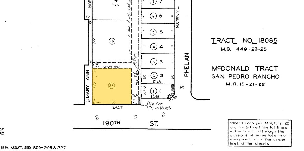 2455 190th St, Redondo Beach, CA for lease - Plat Map - Image 3 of 8