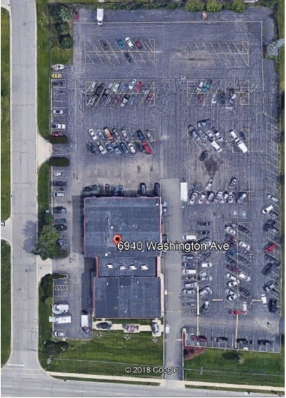 6940 Washington Ave, Racine, WI for sale - Aerial - Image 2 of 3