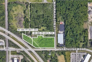 Plus de détails pour Northline/Wahrman Rd, Romulus, MI - Terrain à vendre