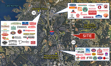 15325 15329 15337 N. Old Statesville Rd., Huntersville, NC - aerial  map view