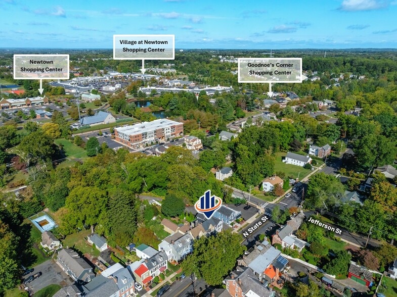 154 N State St, Newtown, PA for sale - Aerial - Image 2 of 10