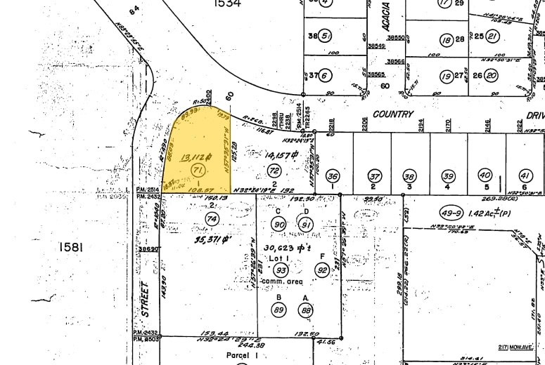 2400 Country Dr, Fremont, CA for sale - Plat Map - Image 2 of 3