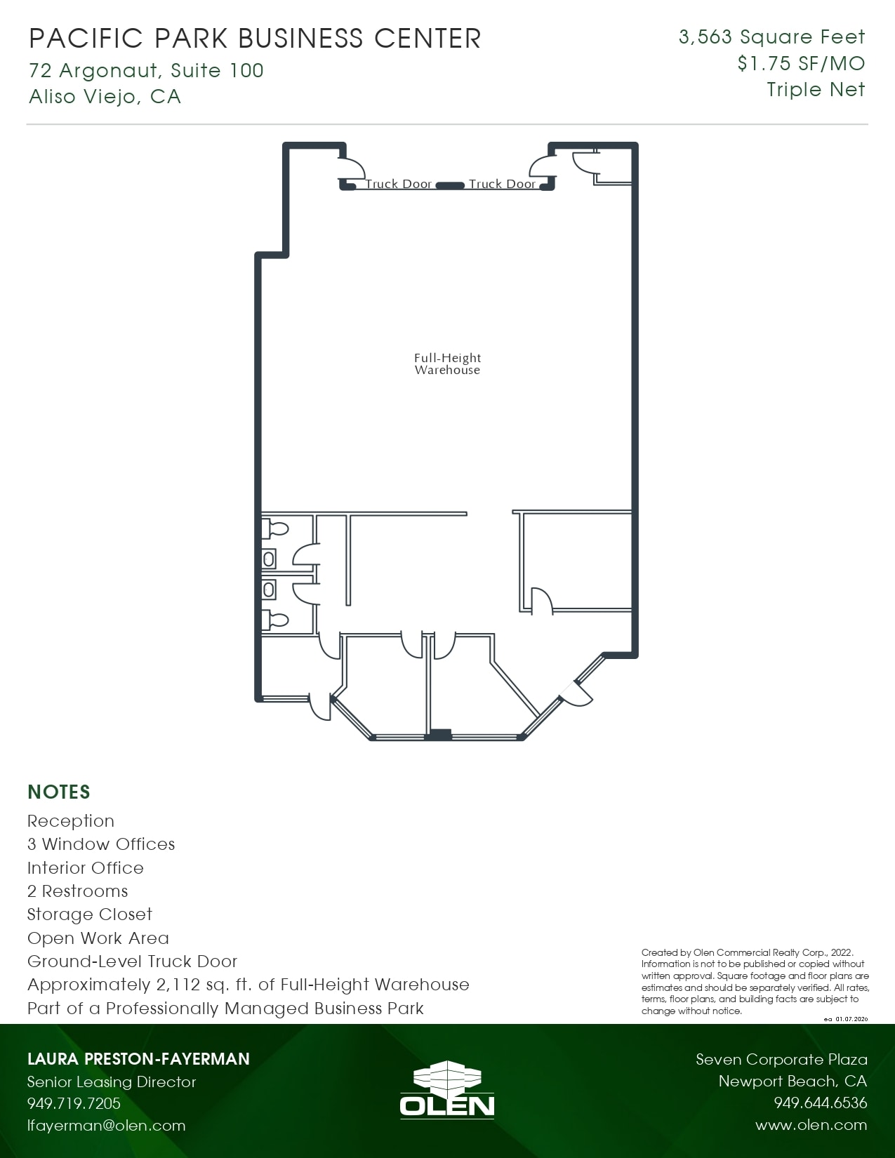 72 Argonaut, Aliso Viejo, CA for lease Interior Photo- Image 1 of 1