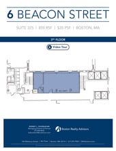 6 Beacon St, Boston, MA à louer Plan d’étage- Image 1 de 1