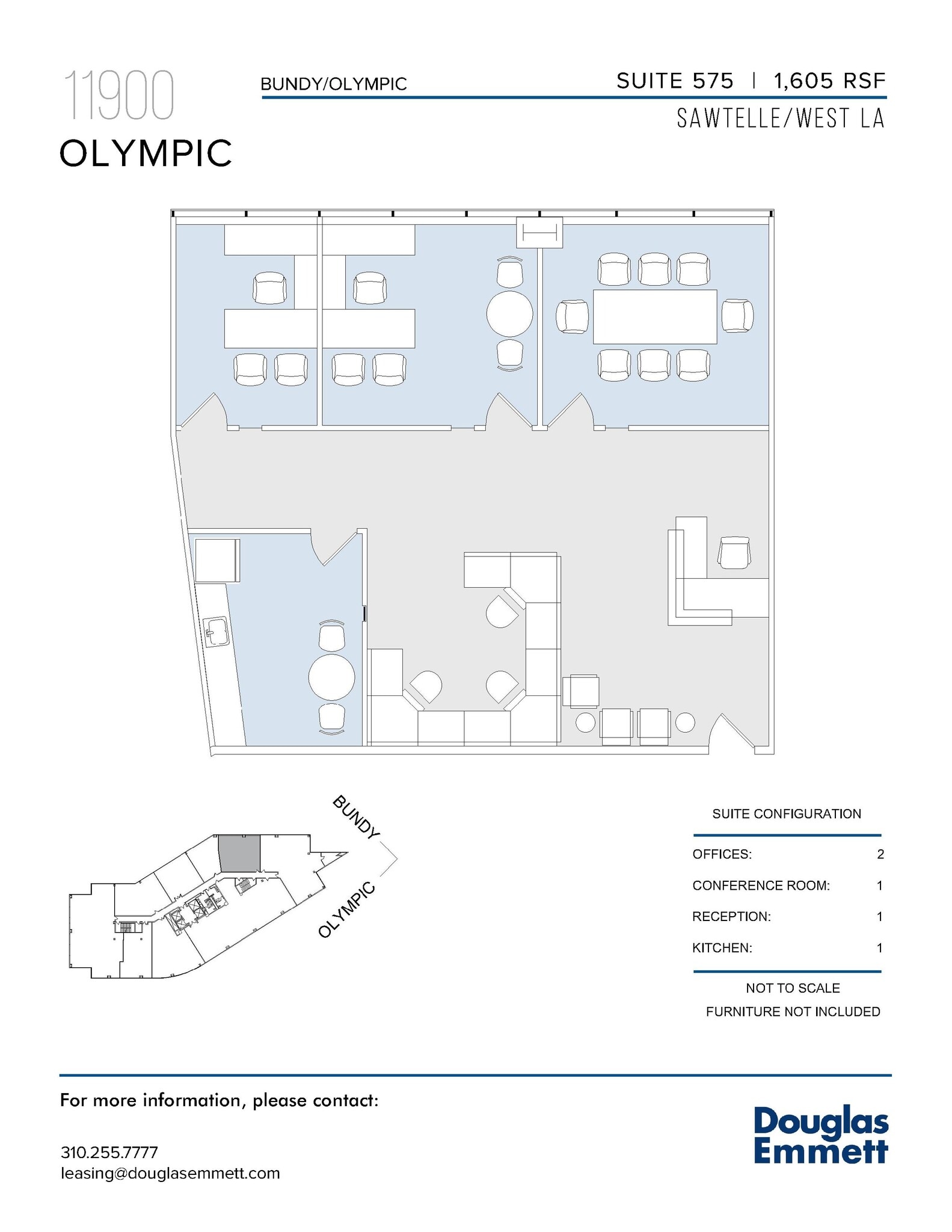 11900 W Olympic Blvd, Los Angeles, CA for lease Floor Plan- Image 1 of 1