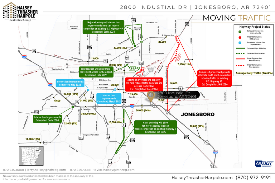 2800 Industrial Dr, Jonesboro, AR for sale - Building Photo - Image 3 of 10