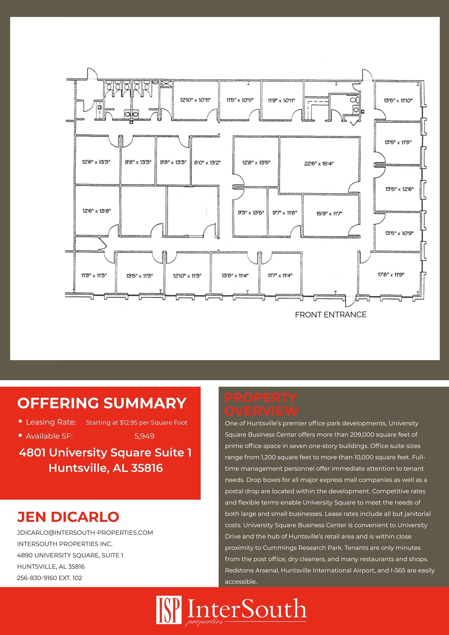 4910 University Sq, Huntsville, AL for lease Site Plan- Image 1 of 1