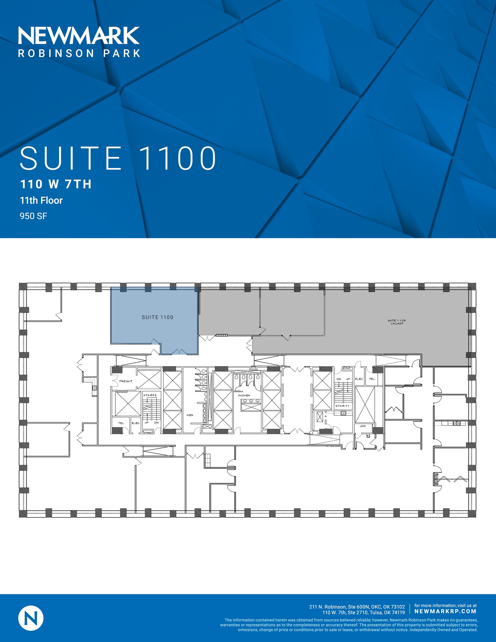 110 W 7th St S, Tulsa, OK for lease Site Plan- Image 1 of 1