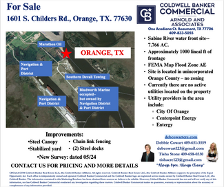 Plus de détails pour 1601 S Childers Rd, Orange, TX - Terrain à vendre