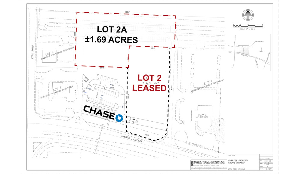 16100 Chenal Pky, Little Rock, AR for lease - Site Plan - Image 2 of 3