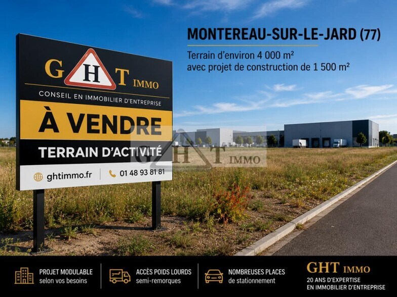 Land in Montereau-sur-le-Jard for sale - Site Plan - Image 2 of 2