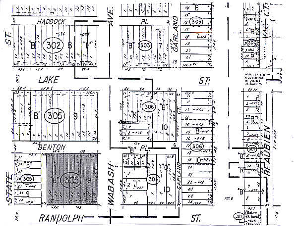 20-32 E Randolph St, Chicago, IL for lease - Plat Map - Image 2 of 11