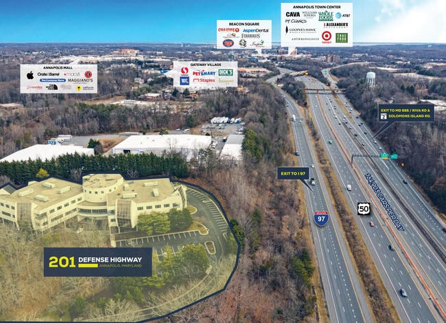 Plus de détails pour 201 Defense Hwy, Annapolis, MD - Bureau aux enchères