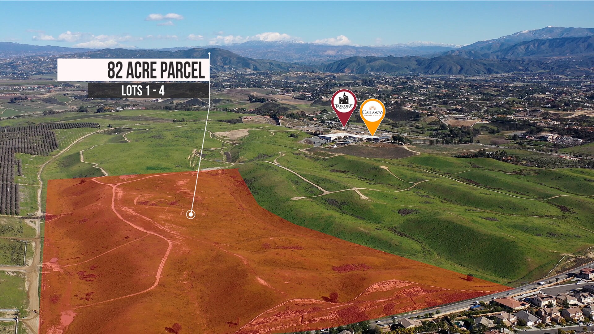 Temecula Wine Country 20 acres Lots 1-4, Temecula, CA for sale Primary Photo- Image 1 of 1