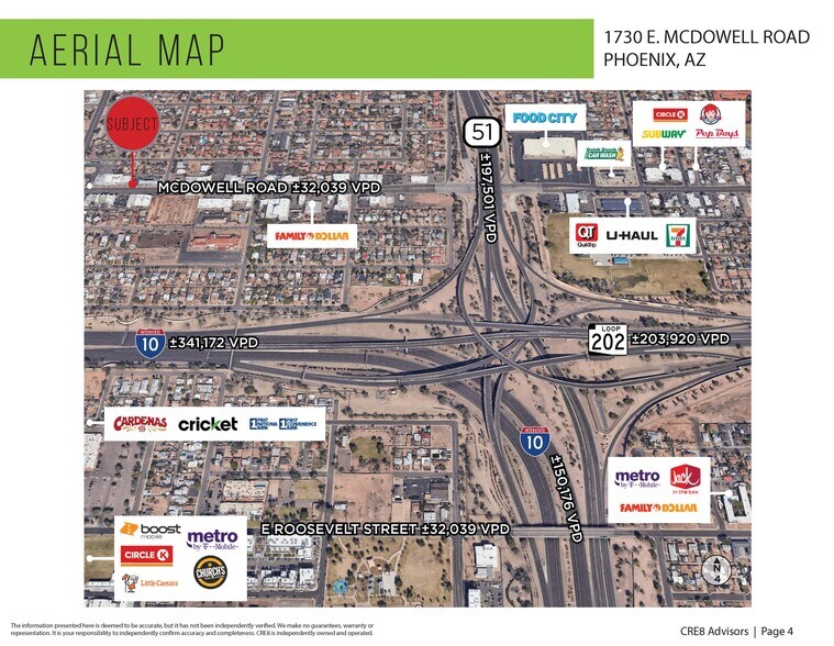 1730 E McDowell Rd, Phoenix, AZ à louer - Photo du bâtiment - Image 2 de 5