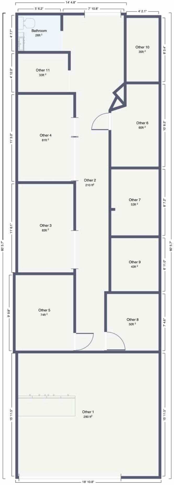 2081 W Highway 89A, Sedona, AZ for lease Floor Plan- Image 1 of 1