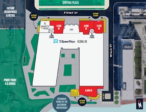 1307 Point St, Baltimore, MD à louer Plan d’étage- Image 1 de 1