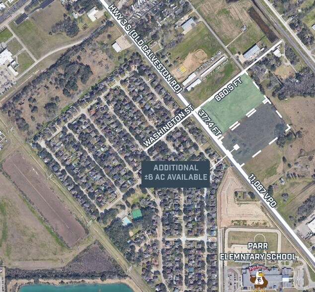 212 Washington St, League City, TX for sale - Aerial - Image 2 of 4