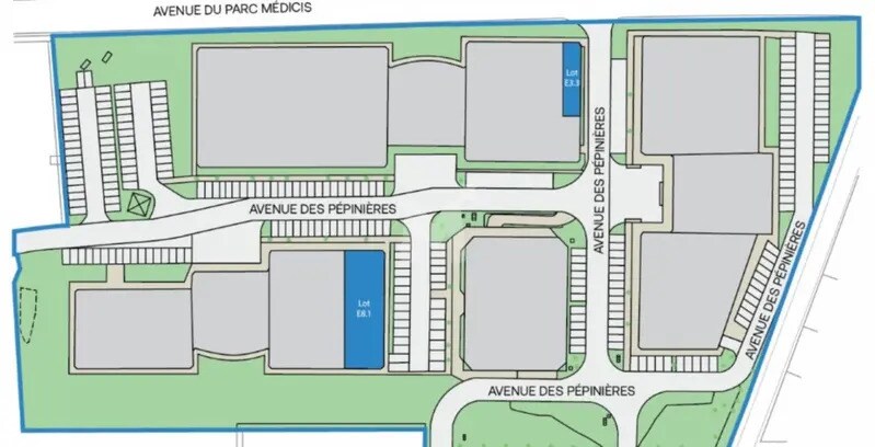 Flex in Fresnes for lease - Site Plan - Image 3 of 3