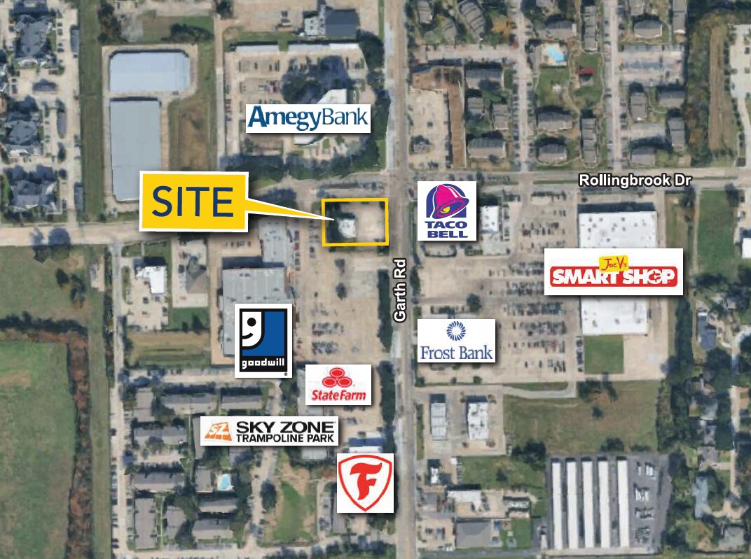 3525 Garth Rd, Baytown, TX à vendre Aérien- Image 1 de 4