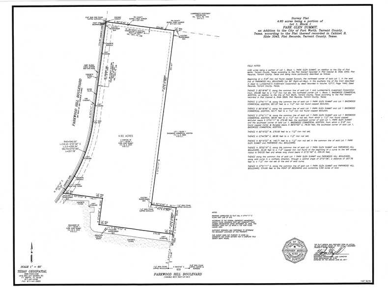 5601 Basswood Blvd, Fort Worth, TX à vendre - Plan de site - Image 2 de 11