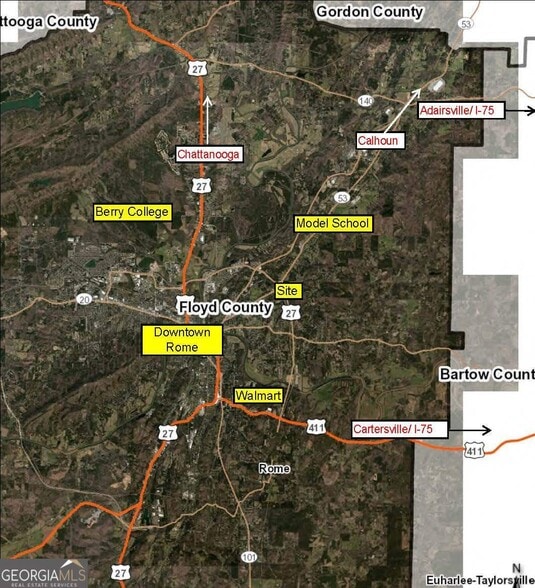 Wayside Road, Rome, GA for sale - Aerial - Image 2 of 11