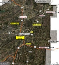 Wayside Road, Rome, GA - Aérien  Vue de la carte - Image1