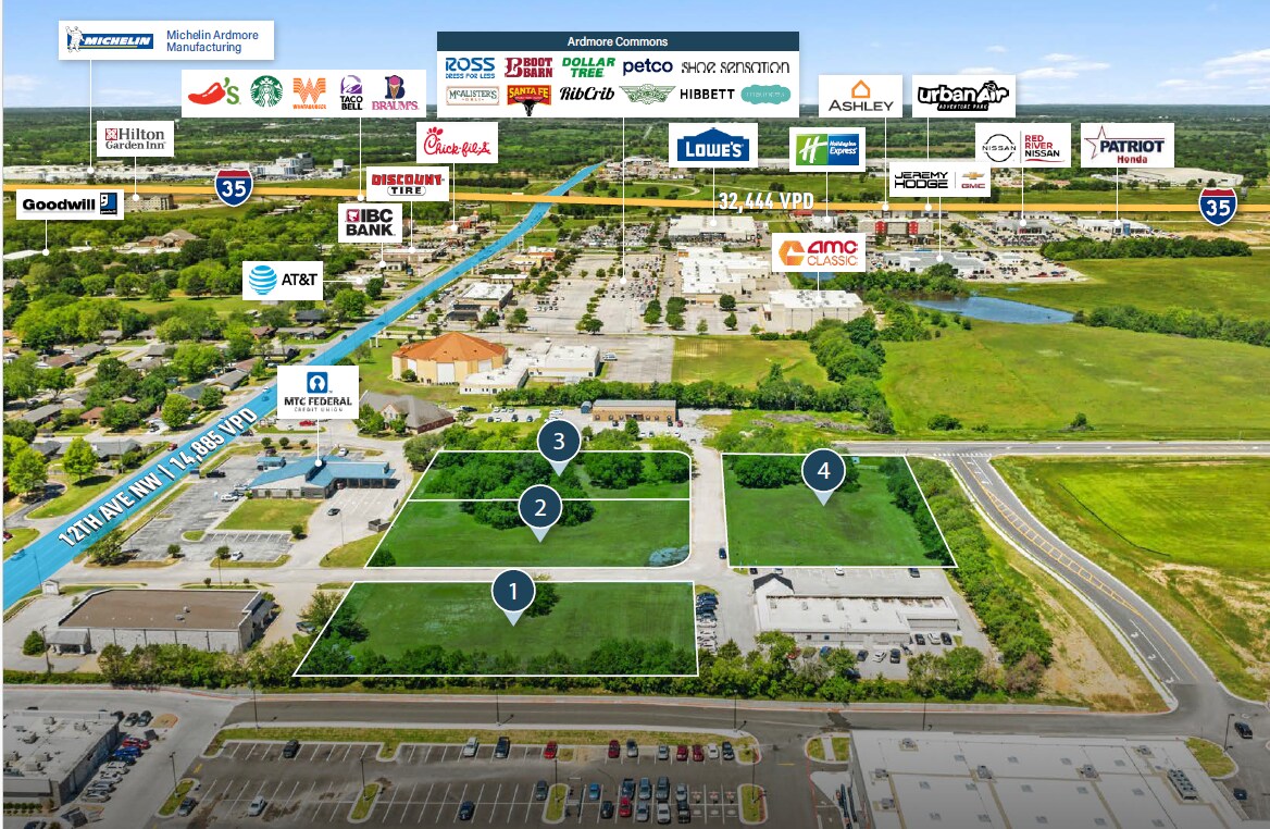 1410 Brookview Dr, Ardmore, OK à vendre Photo principale- Image 1 de 5