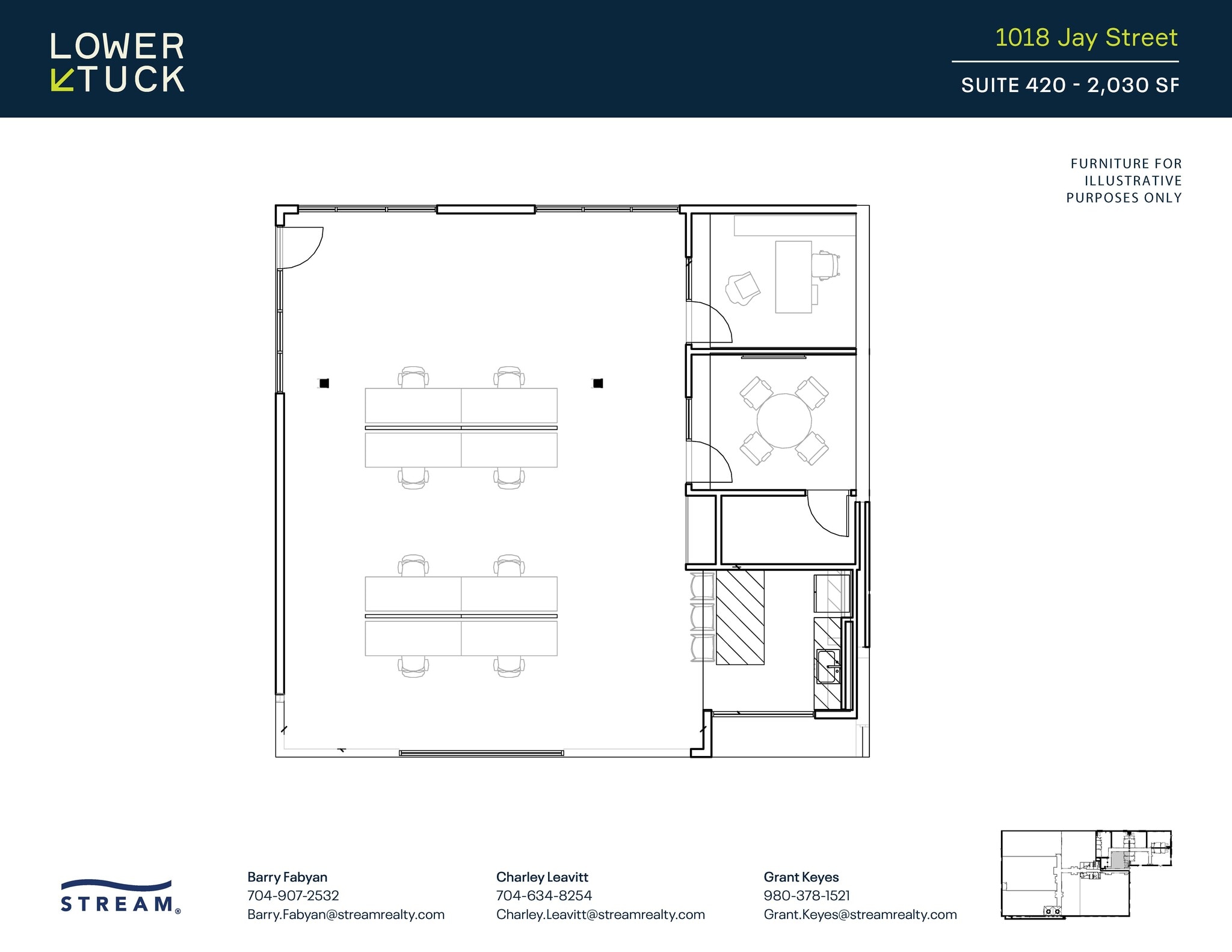 1018 Jay St, Charlotte, NC for lease Floor Plan- Image 1 of 1