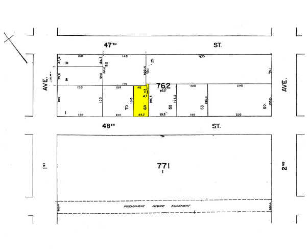 133-137 48th St, Brooklyn, NY à louer - Plan cadastral - Image 2 de 2