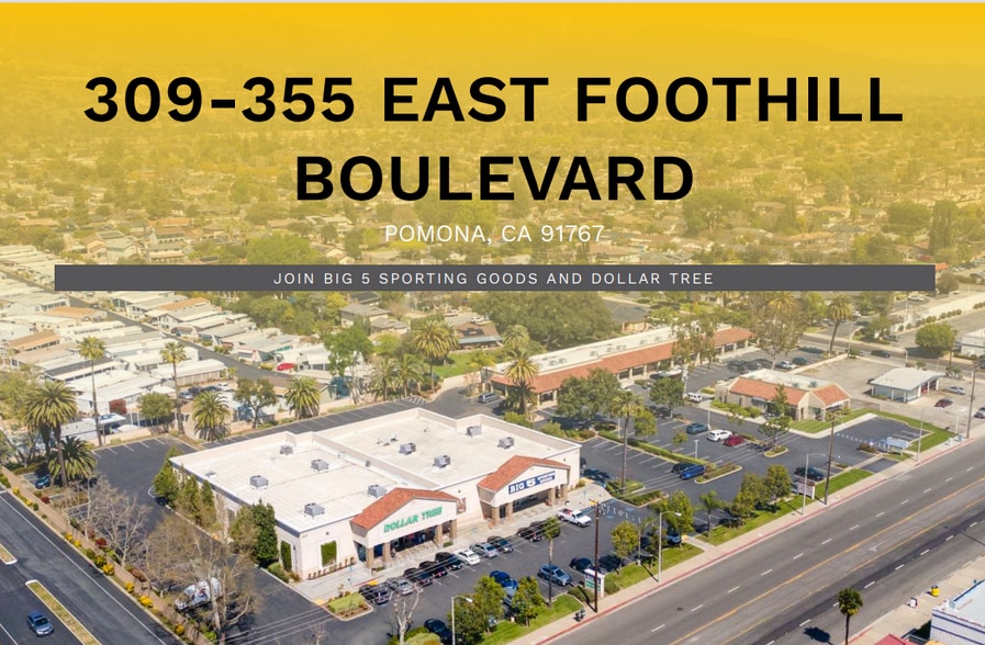 305-355 E Foothill Blvd, Pomona, CA for lease - Building Photo - Image 3 of 28