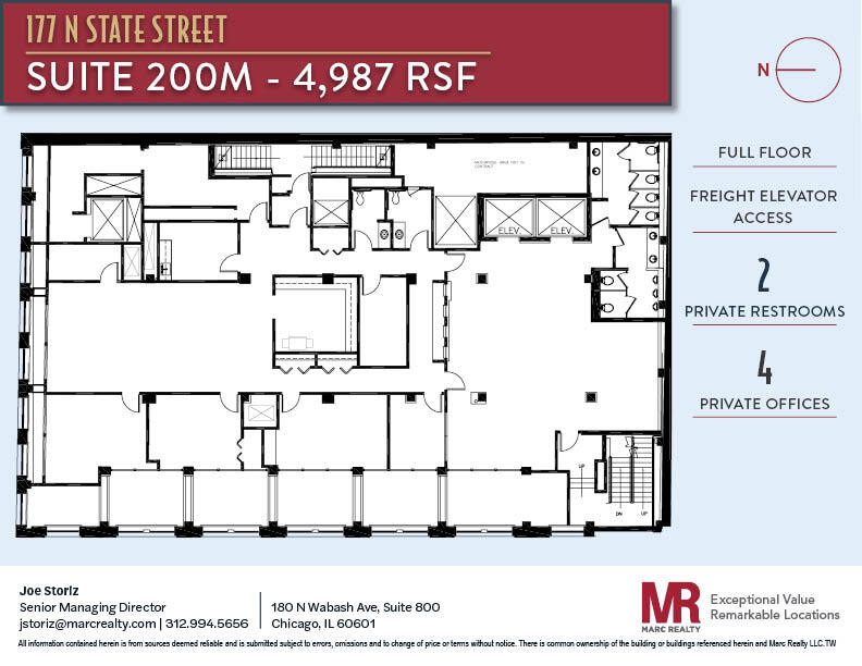 177 N State St, Chicago, IL for lease Floor Plan- Image 1 of 13