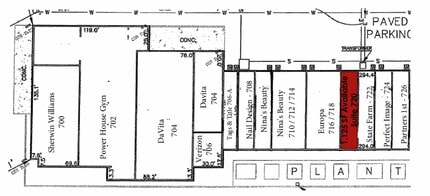 712 Cambridge Plz, Cambridge, MD à louer Plan de site- Image 2 de 2