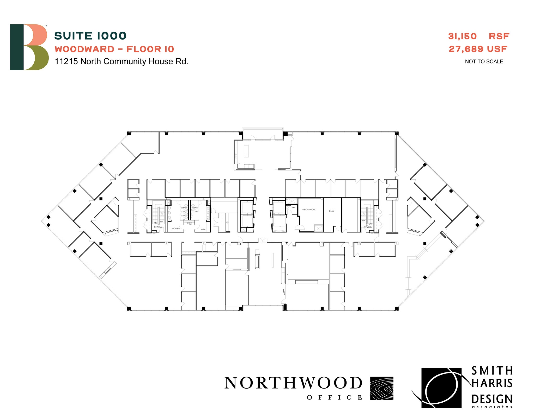 11215 N Community House Rd, Charlotte, NC à louer Plan d’étage- Image 1 de 1