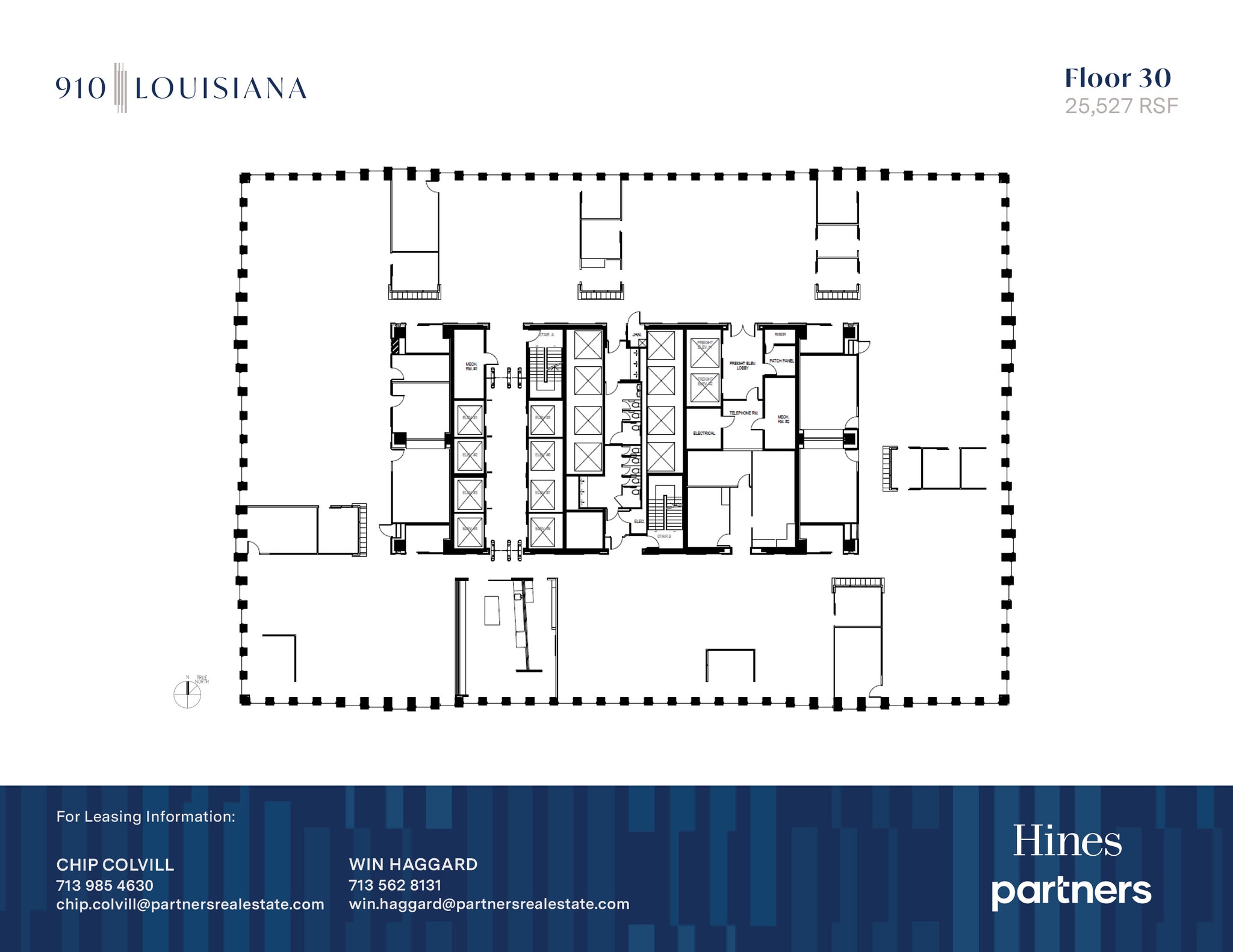 910 Louisiana St, Houston, TX à louer Plan d’étage- Image 1 de 1
