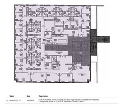 7735 Old Georgetown Rd, Bethesda, MD à louer Plan d  tage- Image 1 de 1