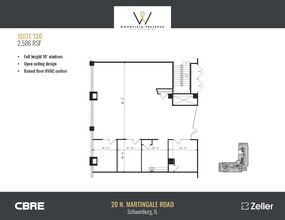 20 N Martingale Rd, Schaumburg, IL à louer Plan d’étage- Image 1 de 1