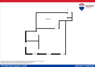175 E Main St, Apopka, FL for lease Floor Plan- Image 1 of 1